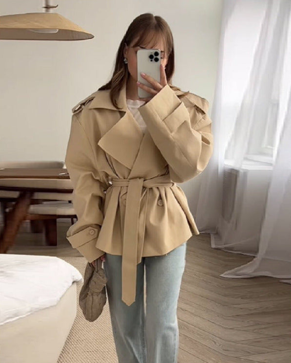 Women's Belted Coat | Wind Proof & Warm