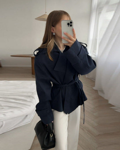 Women's Belted Coat | Wind Proof & Warm