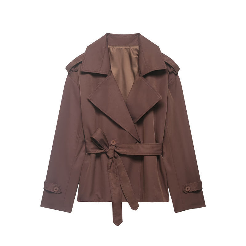 Women's Belted Coat | Wind Proof & Warm