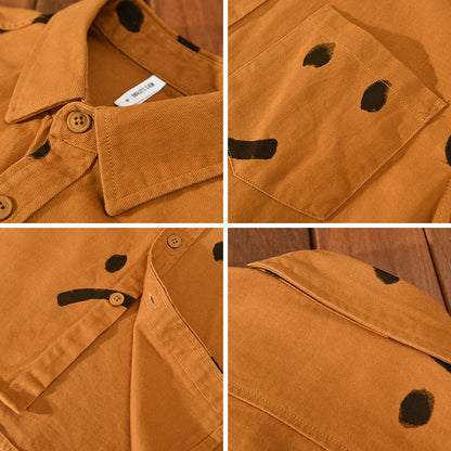 Women's Blouse | Abstract Smiley Print & Lightweight Breathable Comfort