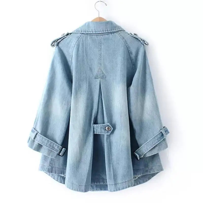 Women's Cape Jacket | Double Breasted & Structured Fit