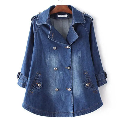 Women's Cape Jacket | Double Breasted & Structured Fit