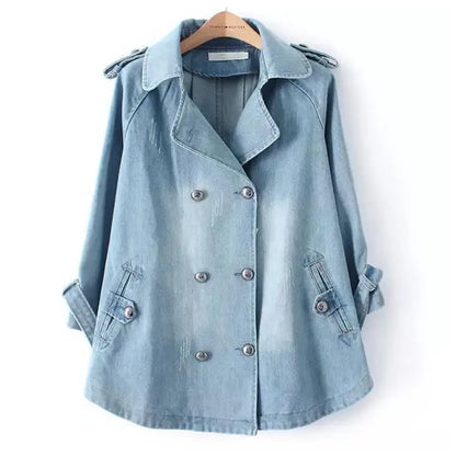 Women's Cape Jacket | Double Breasted & Structured Fit