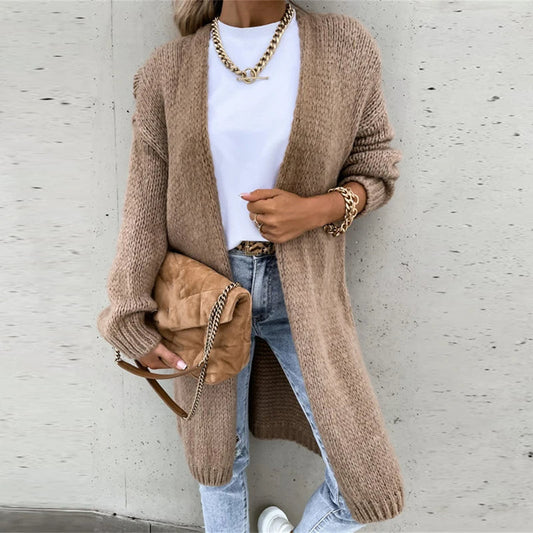 Women's Cardigan | Mid-Length & Elegant Design
