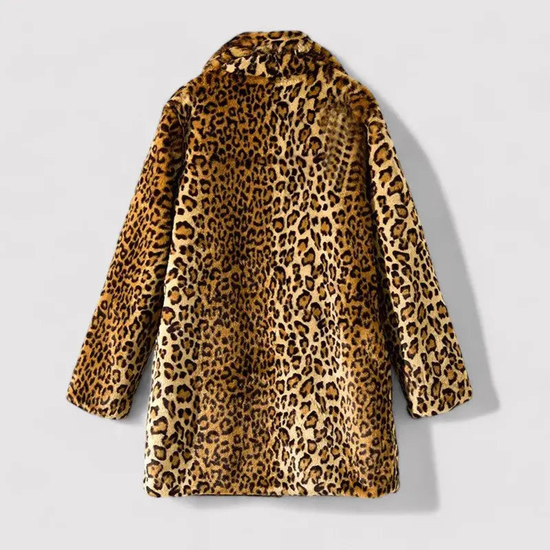 Women's Coat | Notched Lapels, Concealed Button Front