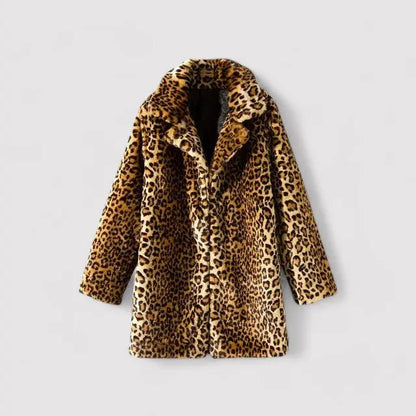 Women's Coat | Notched Lapels, Concealed Button Front