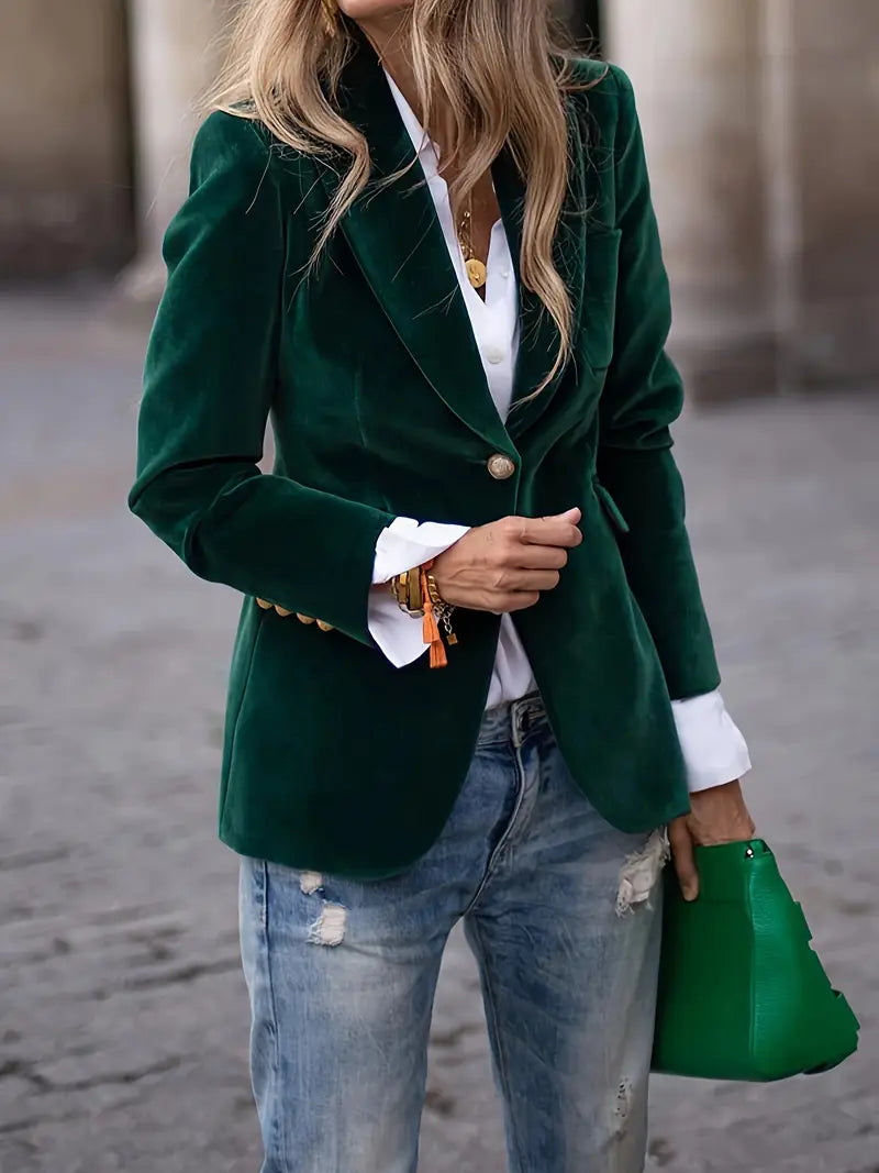Women's Fitted Blazer | Long Sleeve & Structured Fit