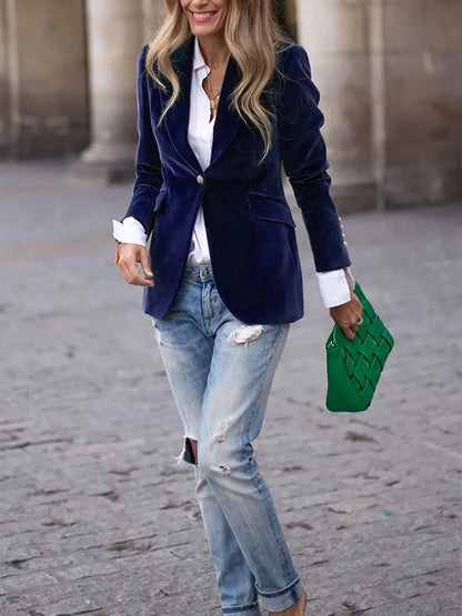 Women's Fitted Blazer | Long Sleeve & Structured Fit