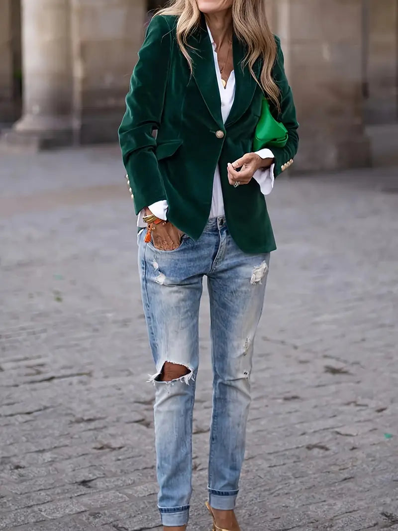 Women's Fitted Blazer | Long Sleeve & Structured Fit