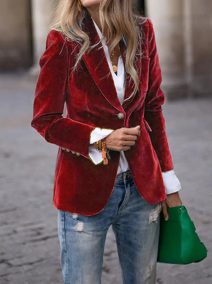 Women's Fitted Blazer | Long Sleeve & Structured Fit
