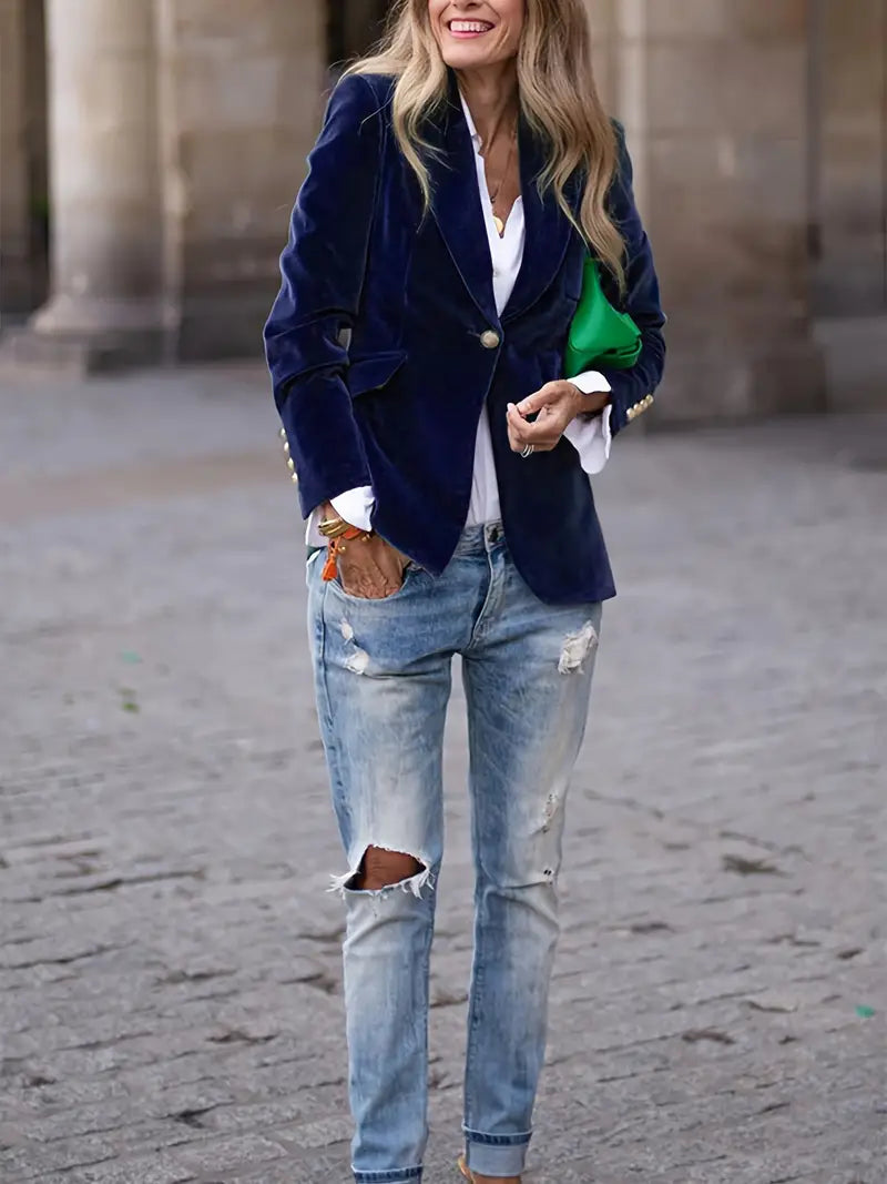 Women's Fitted Blazer | Long Sleeve & Structured Fit