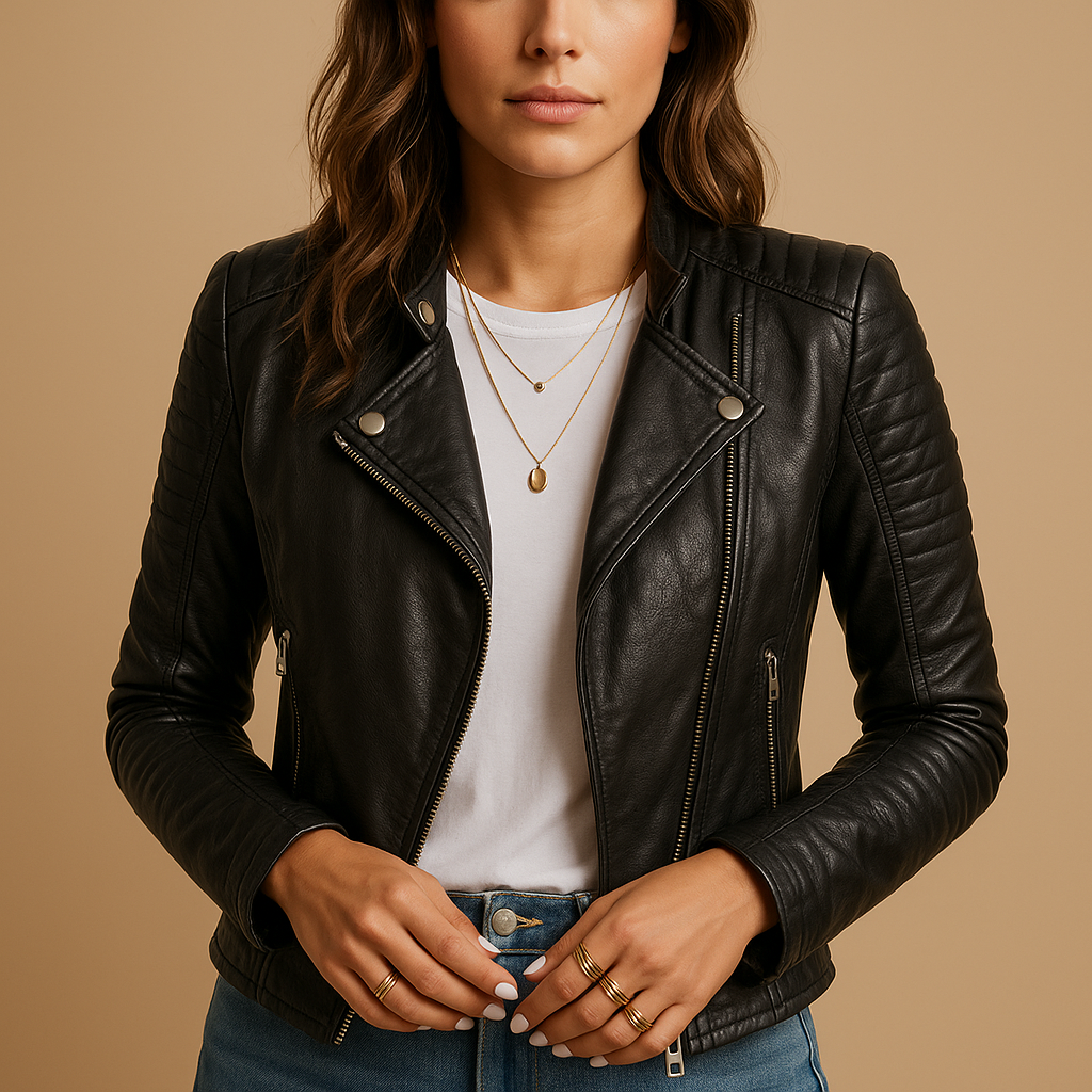 Women's Fitted Jacket | Classic Collar Design