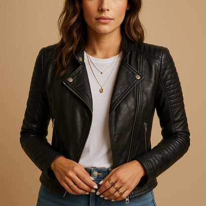 Women's Fitted Jacket | Classic Collar Design