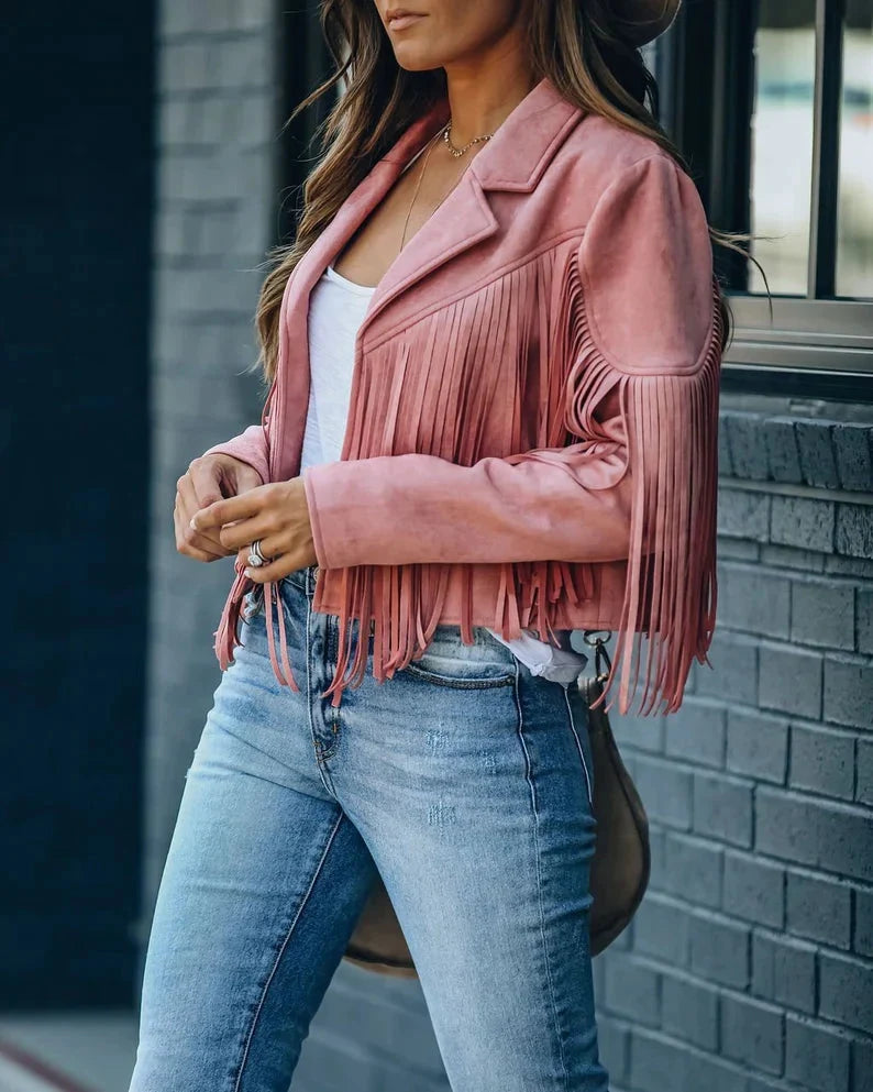 Women's Fringe Jacket | Statement Style