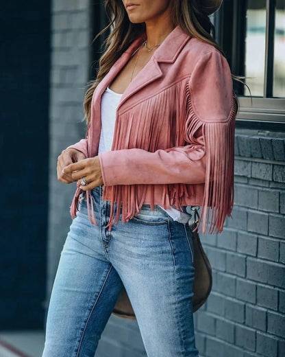 Women's Fringe Jacket | Statement Style