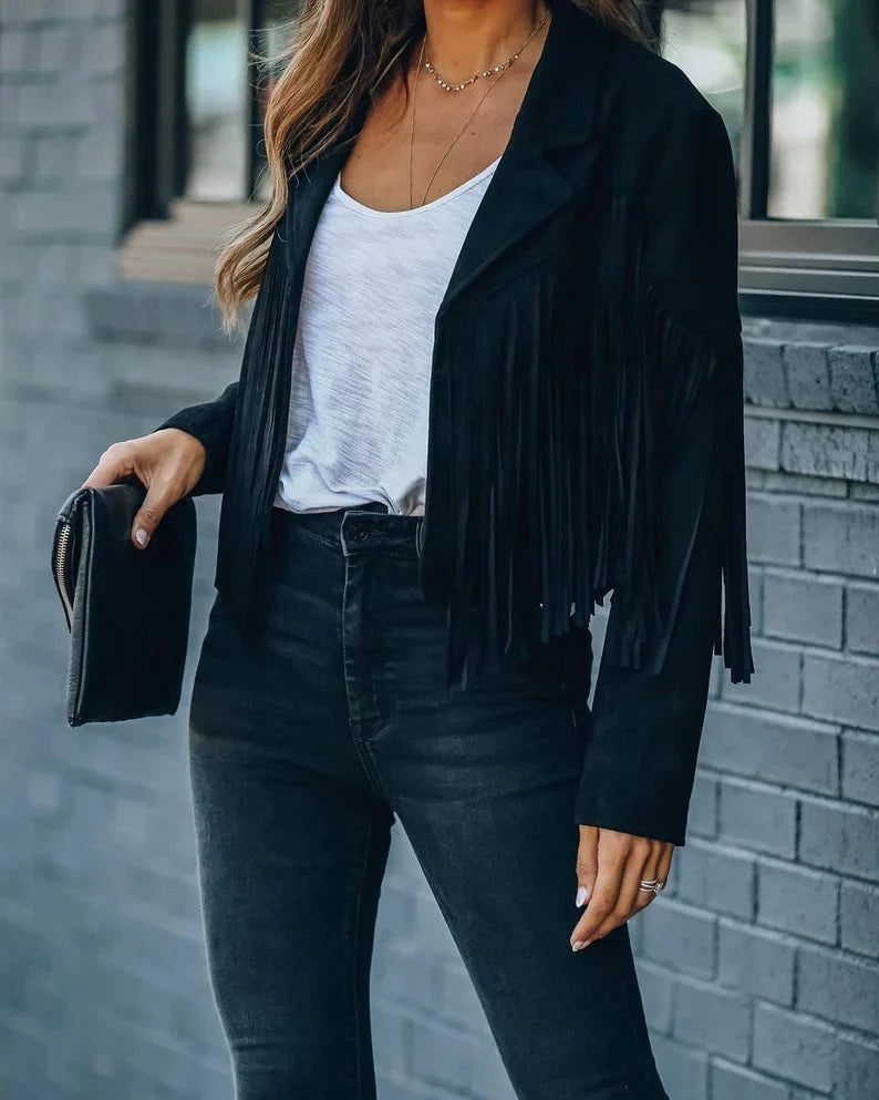 Women's Fringe Jacket | Statement Style