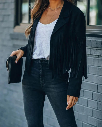 Women's Fringe Jacket | Statement Style