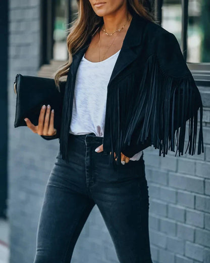 Women's Fringe Jacket | Statement Style