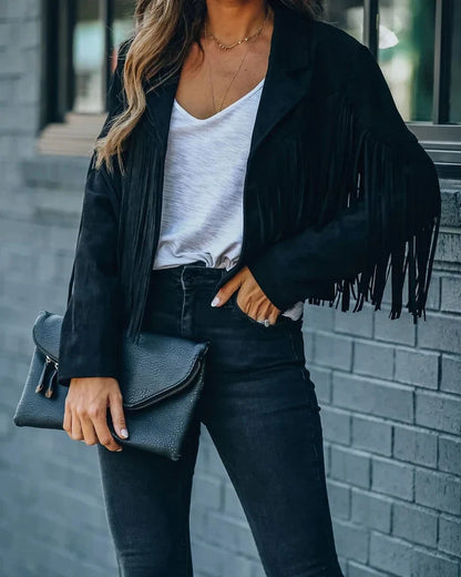 Women's Fringe Jacket | Statement Style