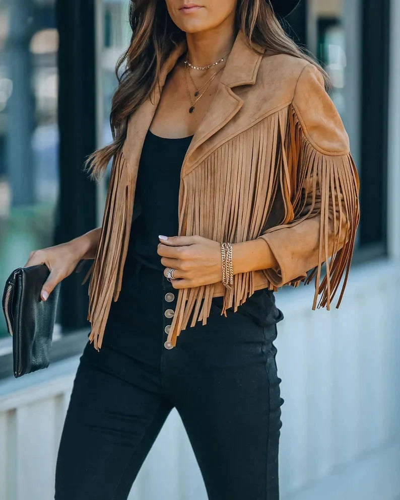 Women's Fringe Jacket | Statement Style