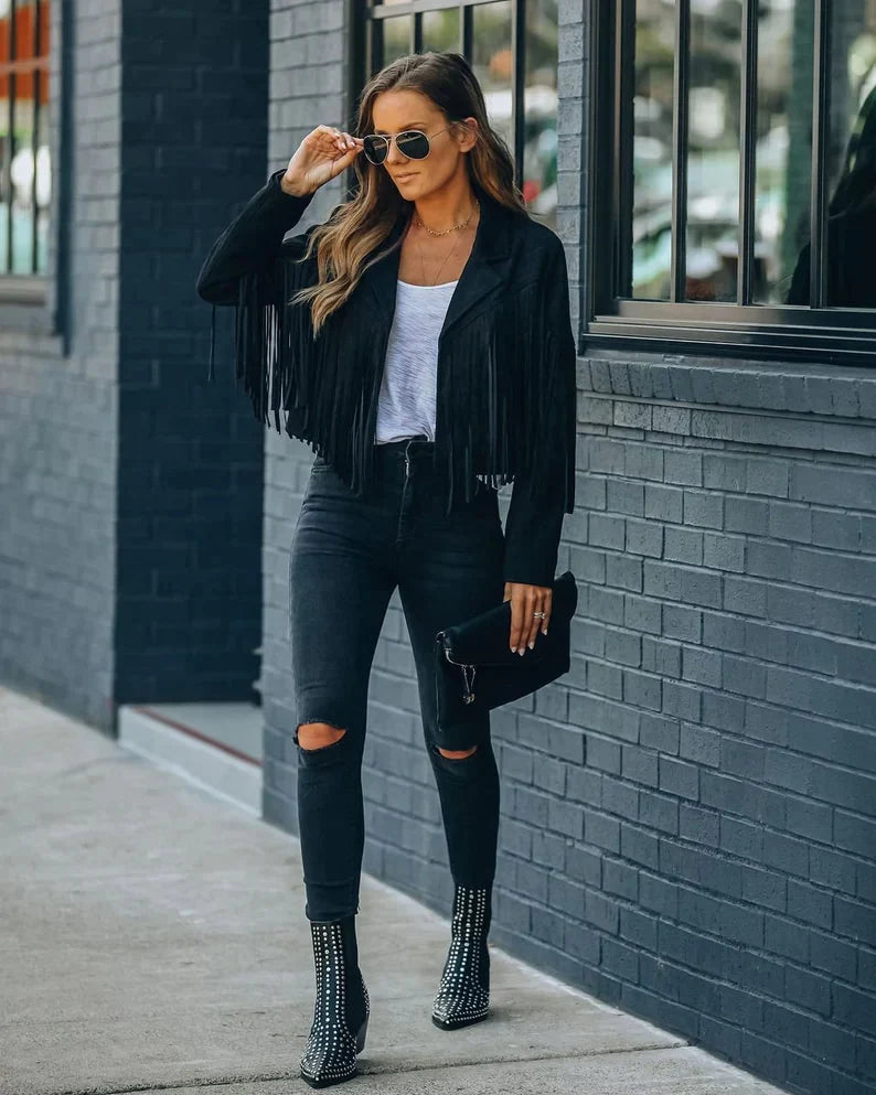 Women's Fringe Jacket | Statement Style