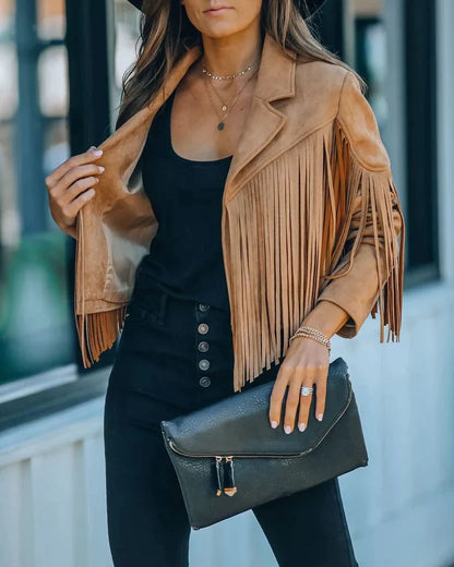 Women's Fringe Jacket | Statement Style