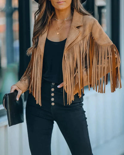 Women's Fringe Jacket | Statement Style