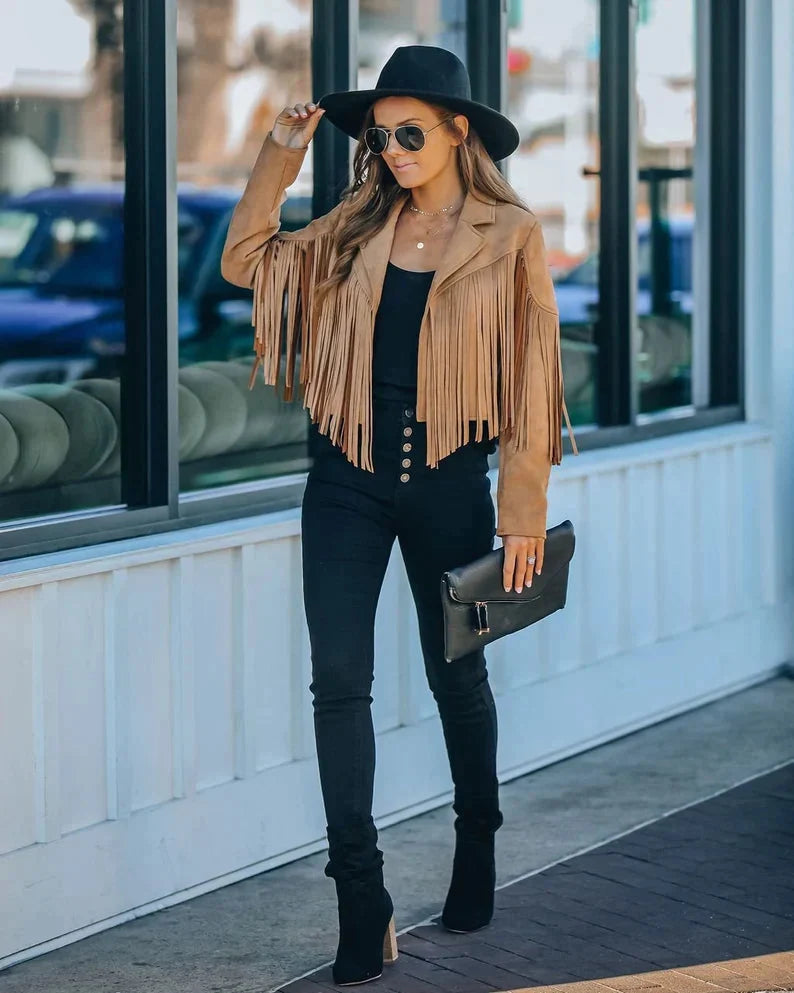Women's Fringe Jacket | Statement Style