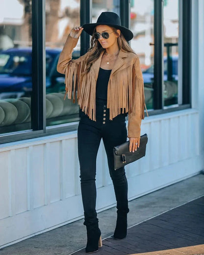 Women's Fringe Jacket | Statement Style
