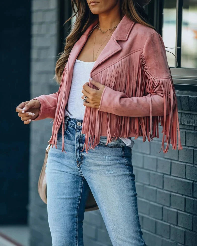 Women's Fringe Jacket | Statement Style