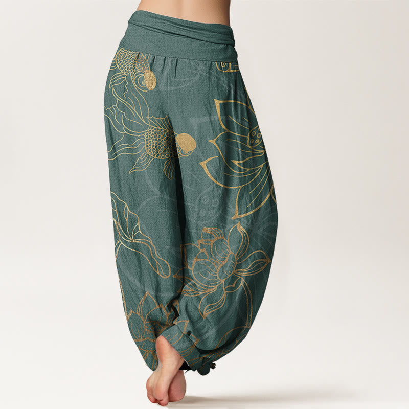 Women's Harem Trousers | Wide Leg & Breathable Comfort