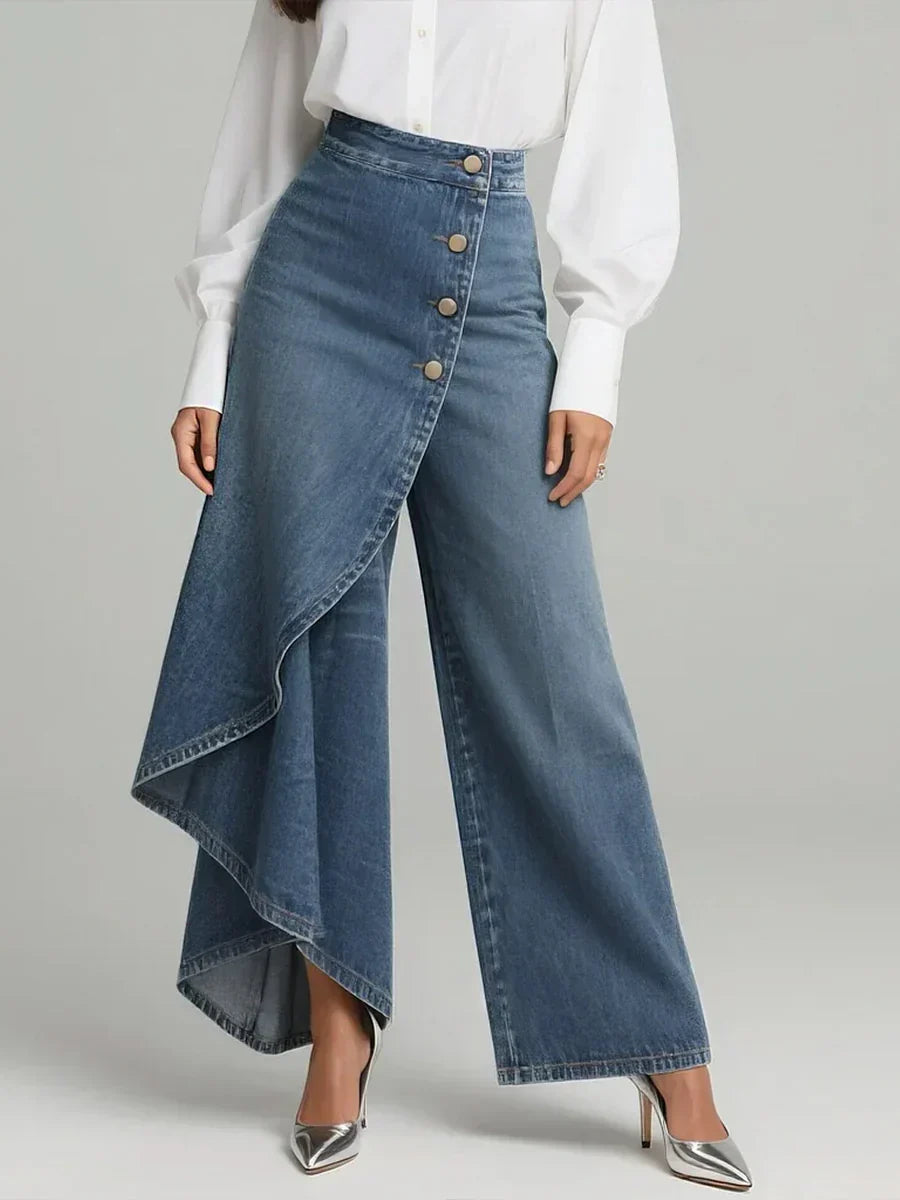 Women's High Waisted Wide-Leg Pants | Statement Trousers