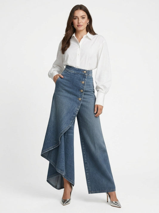 Women's High Waisted Wide-Leg Pants | Statement Trousers