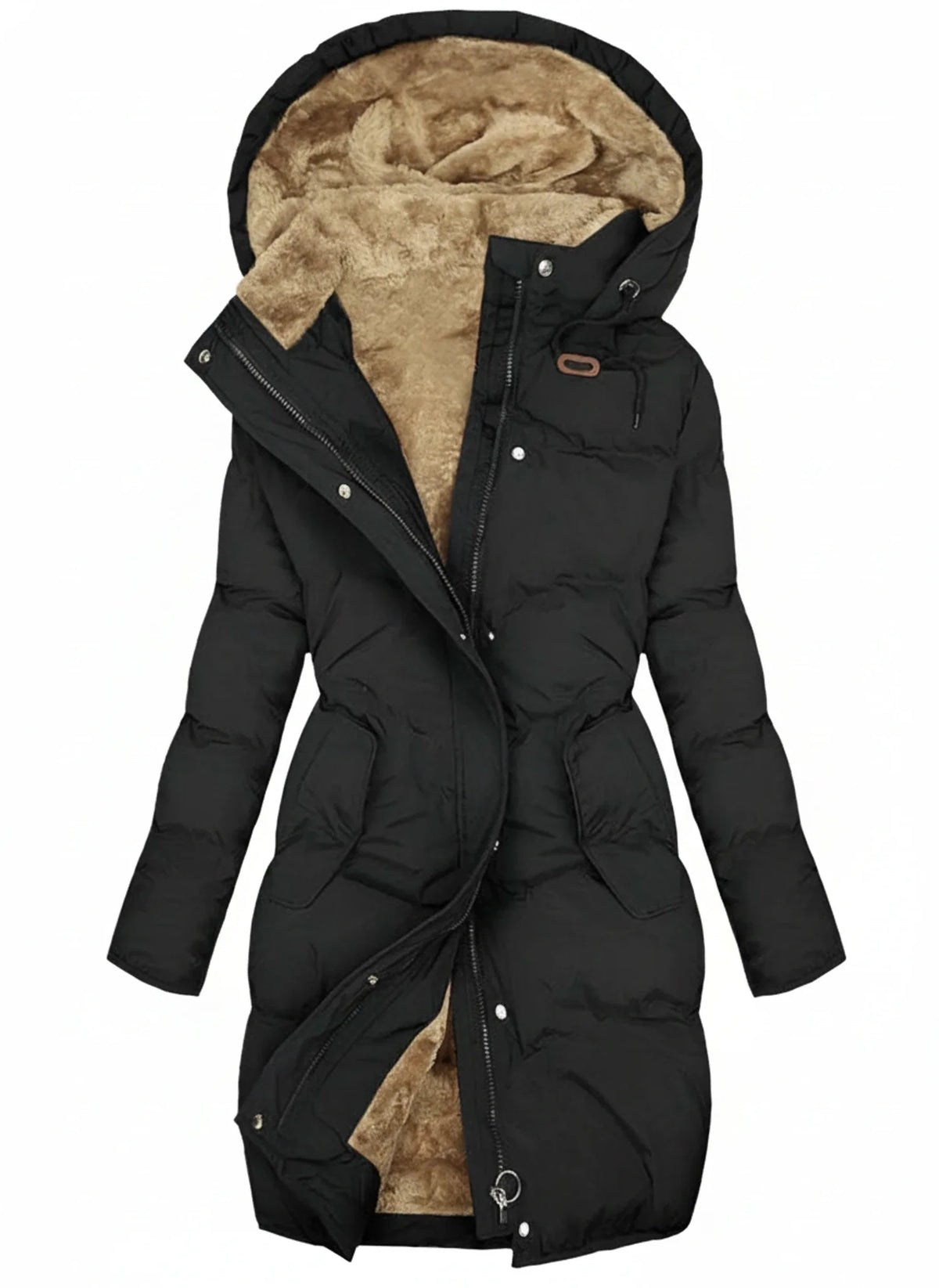Women's Hooded Puffer Jacket | Warm & Windproof