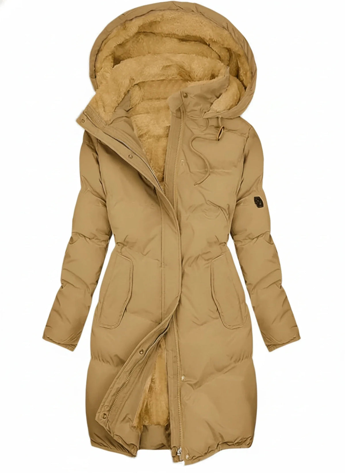 Women's Hooded Puffer Jacket | Warm & Windproof