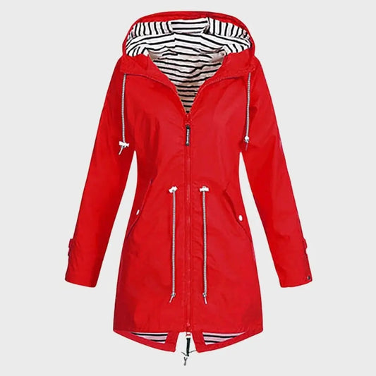 Women's Hoodie | Drawcord Hood, Full-Length Zip Front