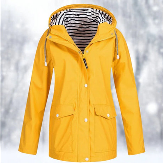 Women's Hoodie | Drawcord Hood, Storm Placket Front