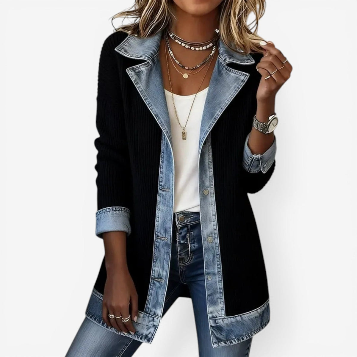 Women's Jacket | Hybrid Knit Design