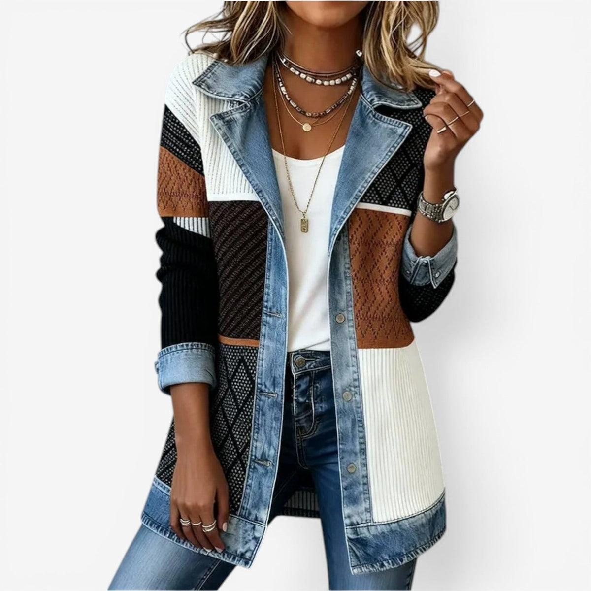 Women's Jacket | Hybrid Knit Design