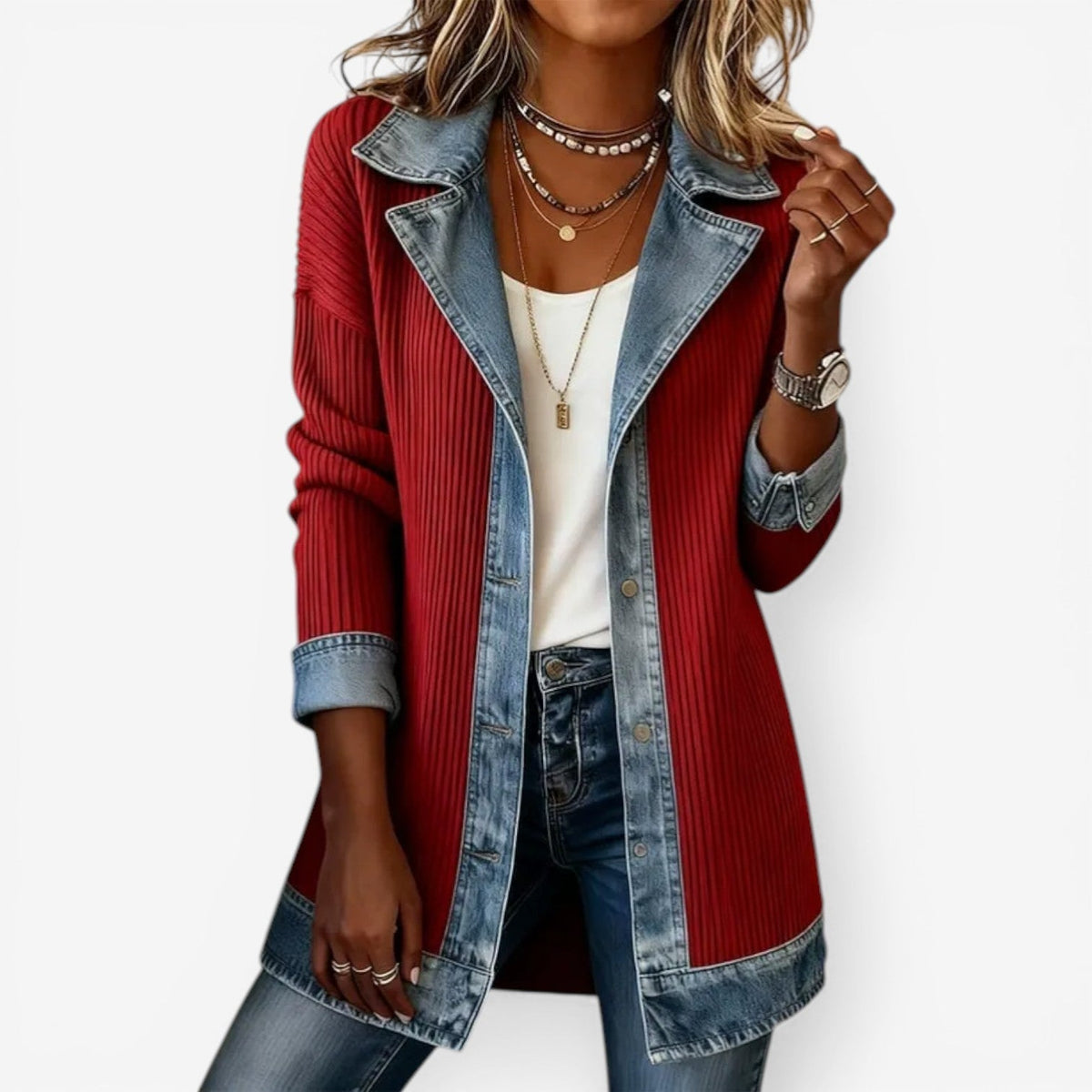 Women's Jacket | Hybrid Knit Design