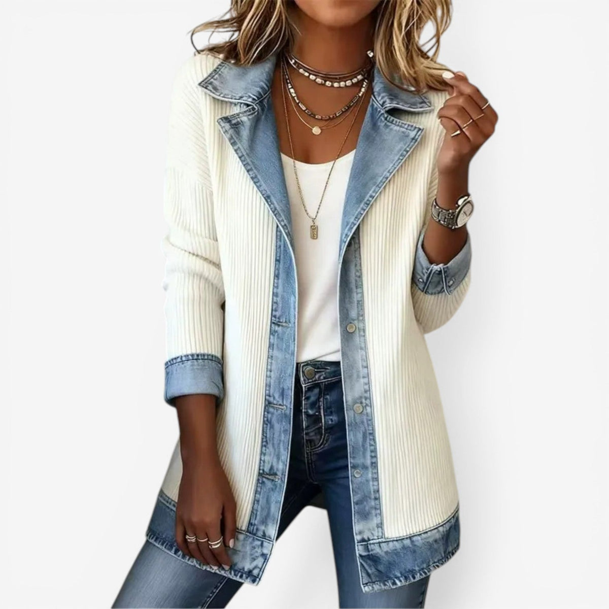 Women's Jacket | Hybrid Knit Design