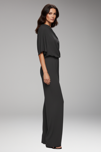 Women's Jumpsuit | One Shoulder & Wide Leg Elegant Fit