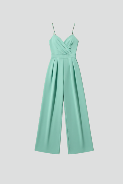 Women's Jumpsuit | Wide Leg, V Neck & Wrap Front Design