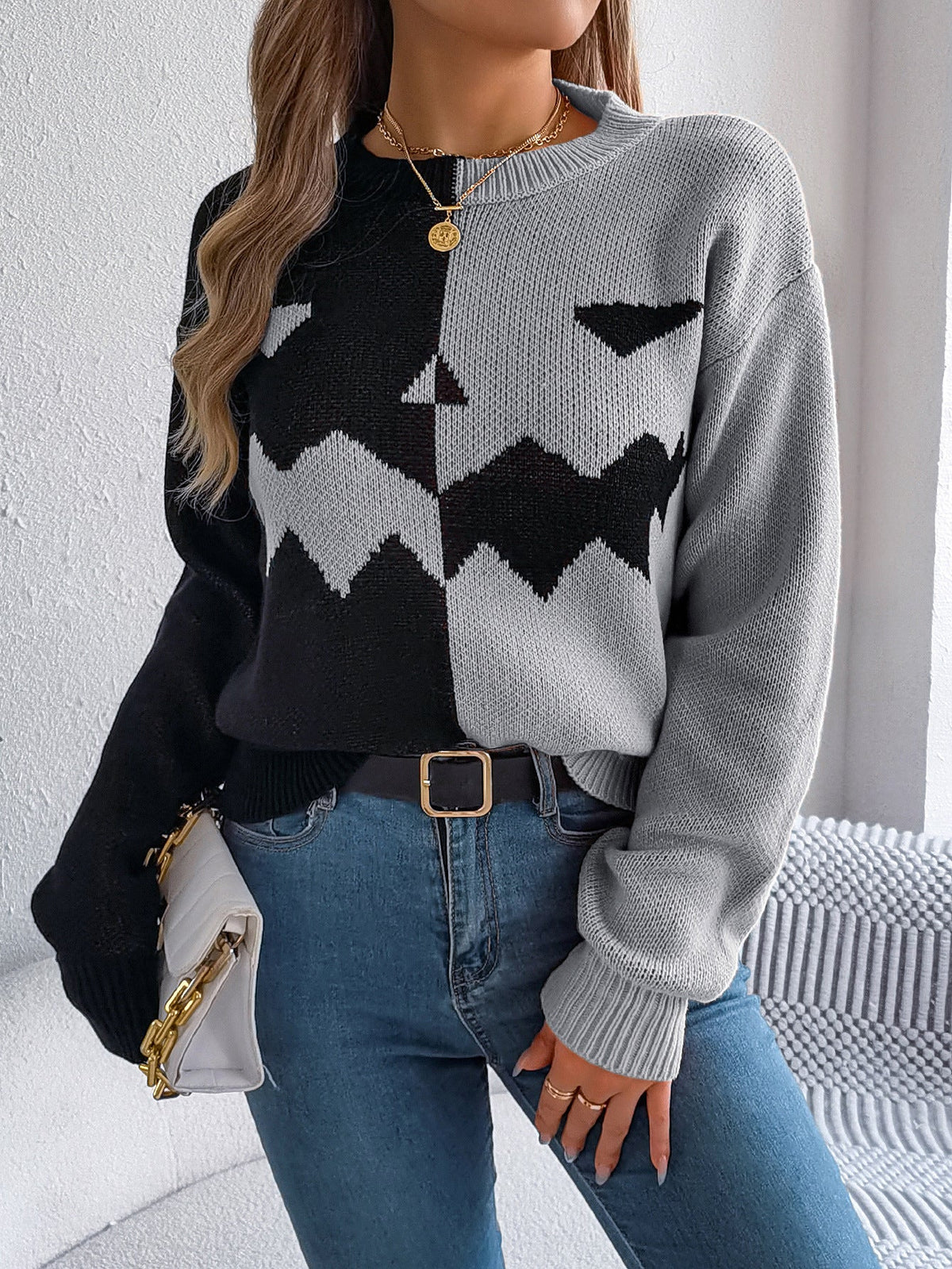 Women's Knit Pullover | Festive Autumn Design