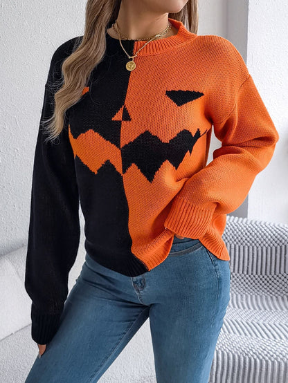 Women's Knit Pullover | Festive Autumn Design