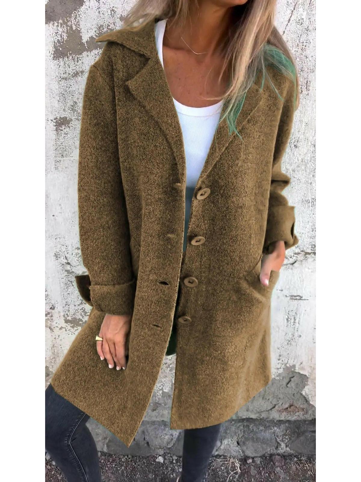 Women's Long Knit Coat | Effortless Style & All-Day Comfort