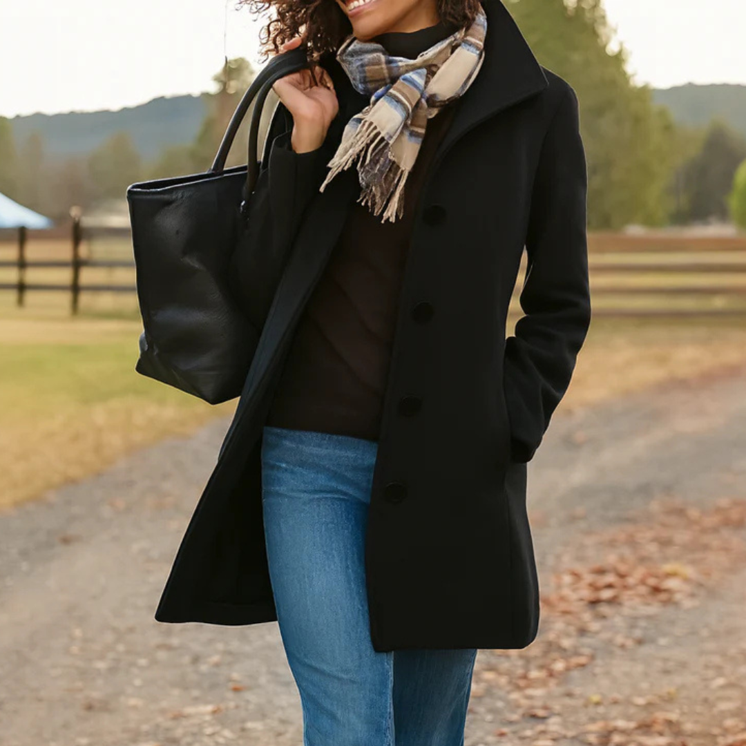 Women's Longline Coat | Warm & Smart Winter Style