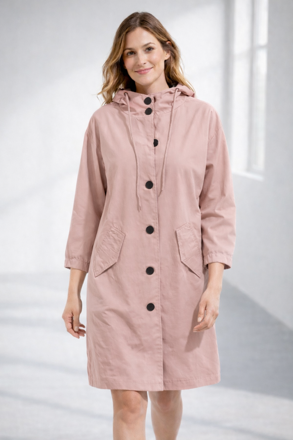 Women's Longline Winter Coat | Hooded & Relaxed Fit