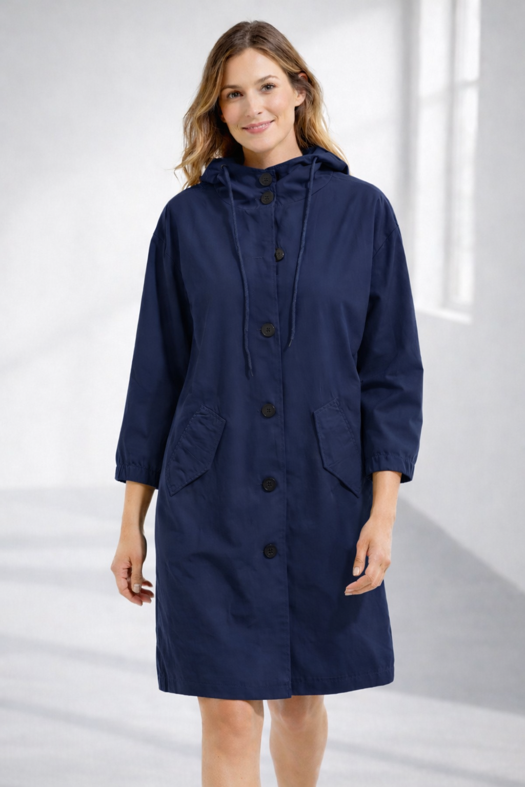 Women's Longline Winter Coat | Hooded & Relaxed Fit