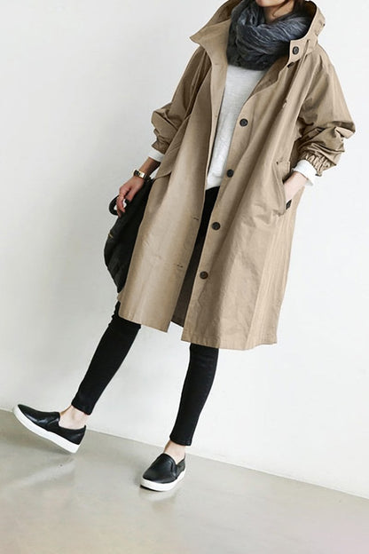 Women's Longline Winter Coat | Hooded & Relaxed Fit